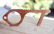 Load image into Gallery viewer, Copper Clean Key Tool | Touch Tool and Door Opener
