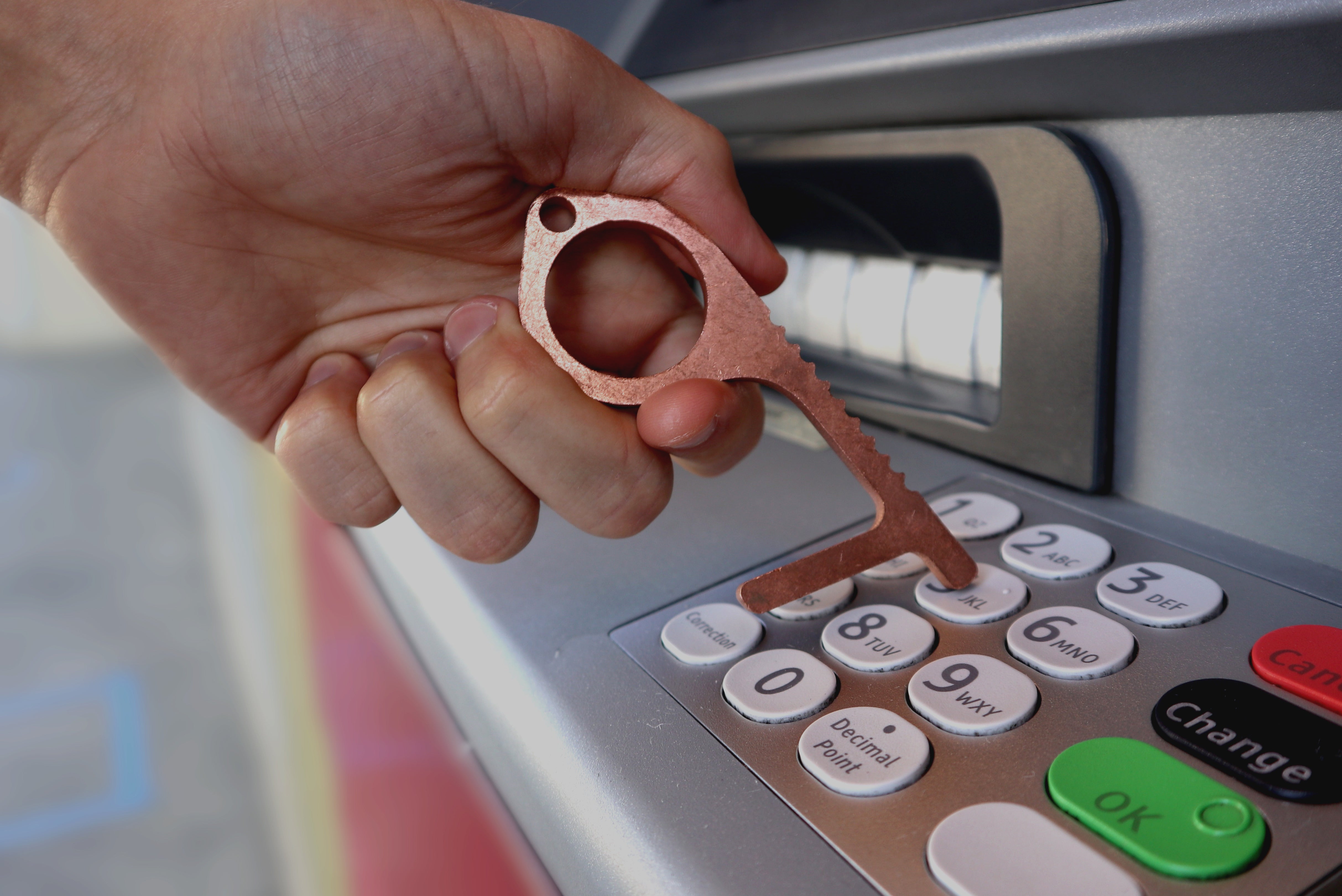 Copper Clean Key Tool | Touch Tool and Door Opener