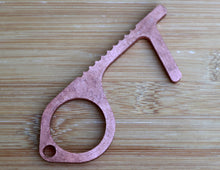 Load image into Gallery viewer, Copper Clean Key Tool | Touch Tool and Door Opener